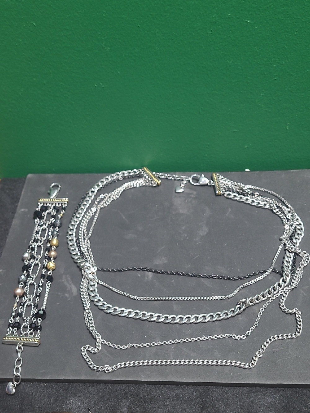 Tocara bracelet and necklace set.